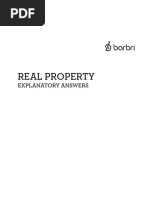 Property Answers To MBE Q's-2021