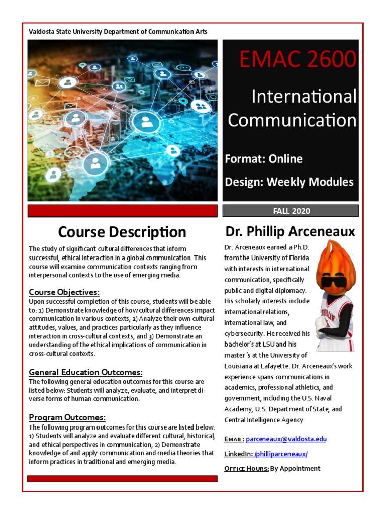 International Communication Course Overview | PDF | Academic Integrity ...