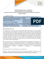 Syllabus Del Curso - Sistemas de Información para La Gestión de Proyectos