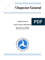Office of Inspector General: Aviation Security