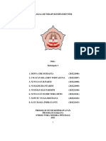 MAKALAH TERAPI KOMPLEMENTER Kelompok 3