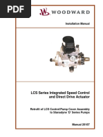 Installation Manual: LCS Series Integrated Speed Control and Direct Drive Actuator