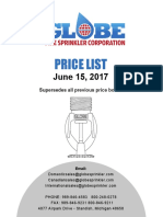 Price List: June 15, 2017