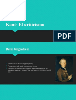 Kant - El Criticismo