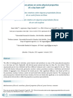 Effect of Rotary Plows On Some Physical Properties of A Clay Loam Soil