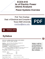 Lecture 1 Power Systems Overview