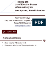 Lecture 17 Least Squares, State Estimation