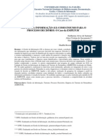 Gestão Da Informação Como Insumo para o Processo Decisório