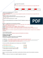 Primera Actividad Grado Cuarto