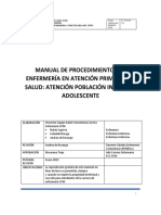 Manual de Procedimientos de Enfermería en Aps 3.0 2021