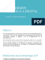 Conversión Analoga A Digital: Danilo A Garcia Hansen