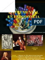 Instrumentos endodónticos y su esterilización