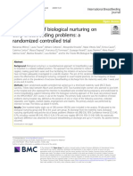 Effectiveness of Biological Nurturing On Early Breastfeeding Problems: A Randomized Controlled Trial