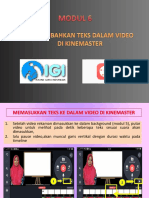 Modul 6 Video Pembelajaran 