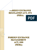 Foreign Exchange Regulation Act, 1973 (FERA)