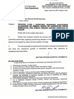 ESR 218343 No - SO (VP) 1-1/2021, Committee For Selection of Focal Persons at District Disease Surveillance and Response Units (DDSRUs) in All 36 District of Punjab