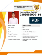 Form Reg. Online Pendaftar 2103062900114 Dani