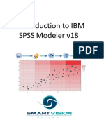 Introduction To Modeler v18 Training Notes