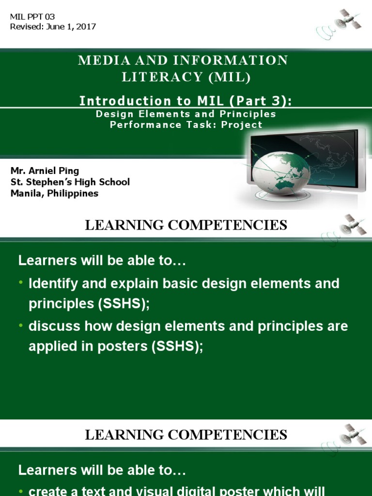 1.MIL 1. Introduction To MIL (Part 3) - Performance Task (Project ...