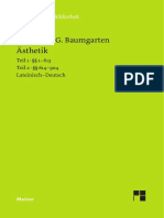 Baumgarten - Aesthetica