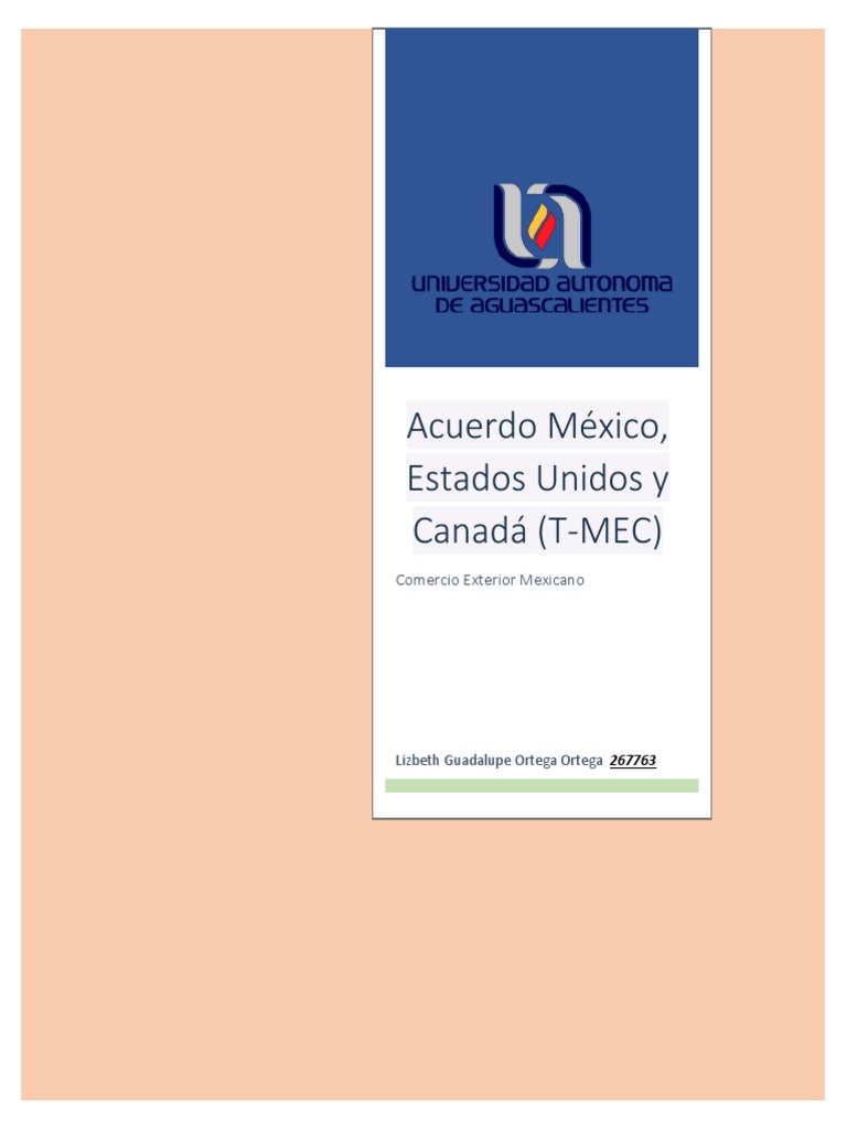 T Mec | PDF | Tratado de Libre Comercio Norteamericano | Política