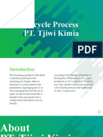 Group 3 - Recyle Process PT. Tjiwi Kimia