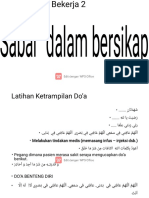 Adab Bekerja 2 SABAR DALAM BERSIKAP - Sesi 4