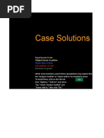 FCF 12th Edition Case Solutions