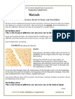 A Way in Pesach 5779 - Breaking The Matzah