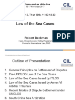 Cases On Law of The Sea