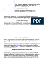 Integration of Geophysical Description Technique and Application to a Volcanic Reservoir