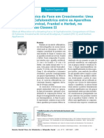 Alteração Clínica Da Face em Crescimento Uma Comparação Cefalométrica Entre Os AEB Cervical Frankel e Herbst CL II