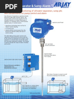 Oil/Water Separator & Sump Alarm