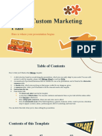 Simple Custom Marketing Plan by Slidesgo