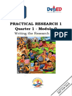 Practical Research 1 Quarter 1 - Module 9: Writing The Research Title