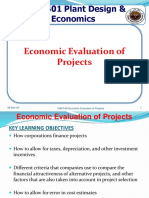 CMET401 Economic Evaluation of Projects