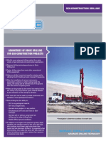 Advantages of Sonic Drilling for Geo-Construction