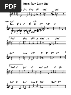 Here's That Rainy Day Lead Sheet | PDF