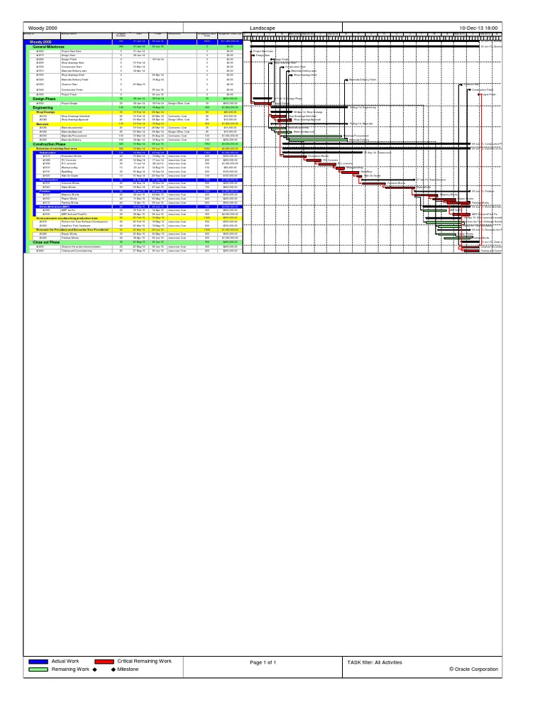 Project Timeline and Budget Overview | PDF | Architectural Design ...