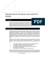 Peer Review of Technical and Scientific Papers: Appendix