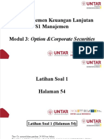 Kunci Jawaban Modul 3 Option & Corporate Securities