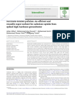 Succinate-Bonded Pullulan: An Efficient and Reusable Super-Sorbent For Cadmium-Uptake From Spiked High-Hardness Groundwater