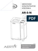 Koncentrator Kiseonika Ar-5-N - Uputstvo Za Upotrebu