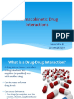 Pharmacokinetic Drug Interactions: Narendra. B 2010H146035H