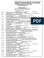 Theory Group Coaching System: Section A