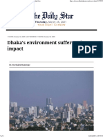 Dhaka's Environment Suffers Urban Impact The Daily Star