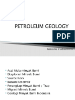 PETROLEUM GEOLOGY Pendahuluan