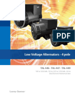 Low Voltage Alternators - 4 Pole: TAL-A46 - TAL-A47 - TAL-A49