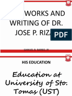 Rizal - Education - Ust