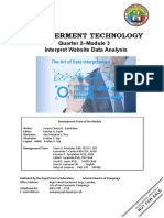 Empowerment Technology: Quarter 2-Module 3 Interpret Website Data Analysis